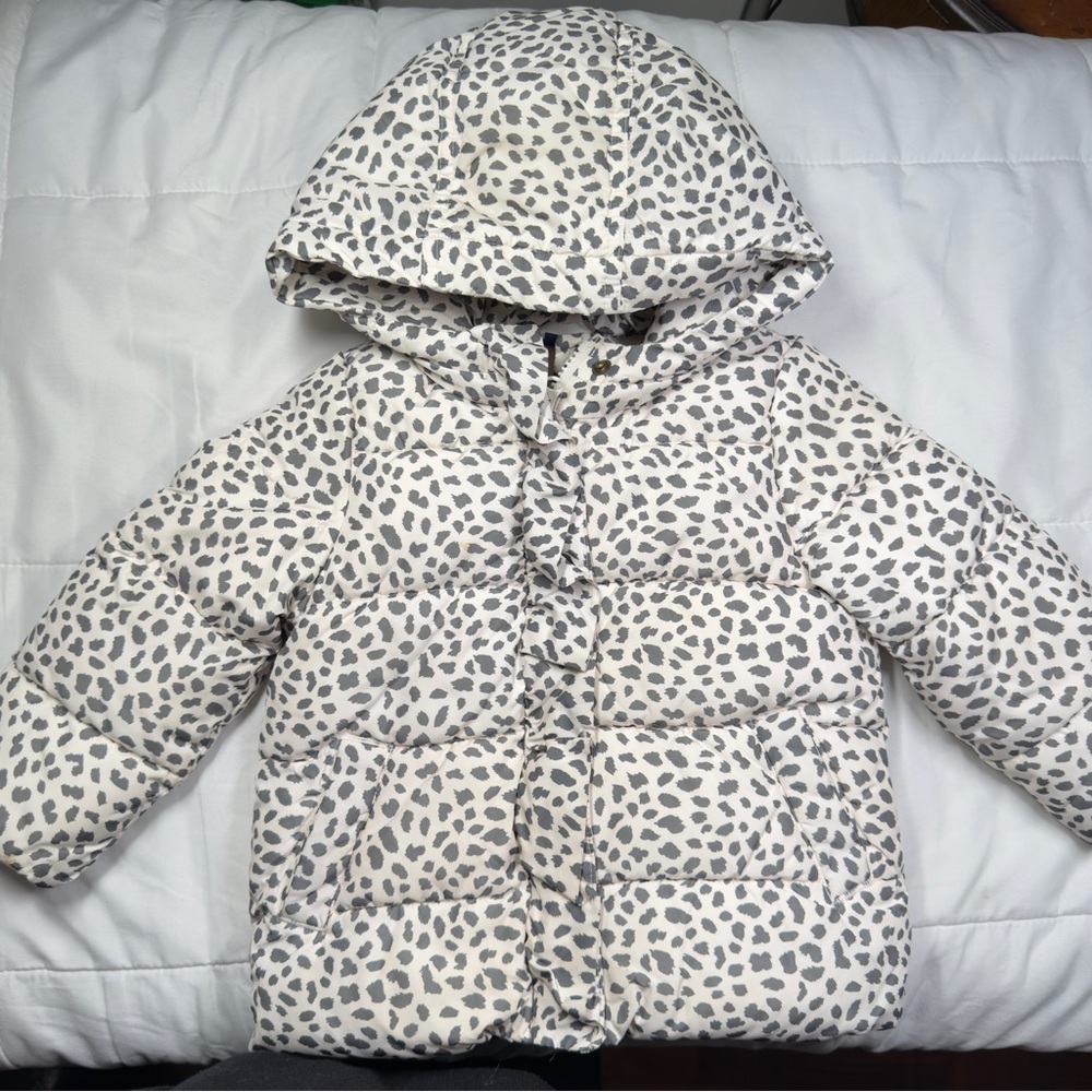 Puffer Jacket Baby Gap Girl Winter Jacket Primaloft Down Alternative Size 3T